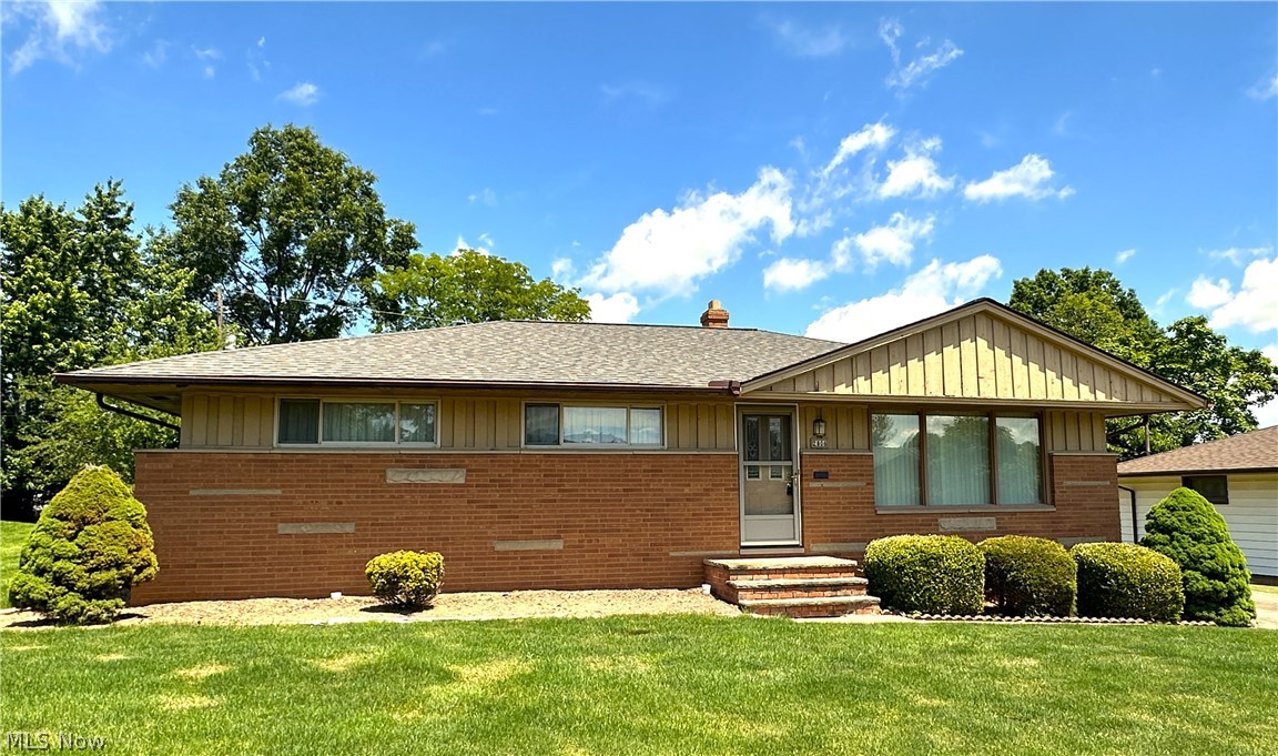 The builder of this lovingly maintained 4 bedroom, 2.5 bath ranch style home built the home for himself and his family to live in & thrive. This classic Mid-Century Modern home boasts the unique original kitchen cabinets & full bathroom while ownership has remained in the same family since 1959. Hardwood floors are under the carpet in the bedrooms, living room & dining room. Enjoy abundant natural light through the large windows in the spacious living room as well as the large sunroom which includes heat & AC plus numerous windows, a sliding patio door w/ screen leading to a covered deck & patio where you can cook endlessly on the double grill connected to a gas line - no more running out of propane at the wrong time! Entertain family & friends in the huge basement recreation room which has a wet bar, dance floor, room for a second refrigerator & significant countertop space. Basement also includes a full bathroom, workshop, cedar closet, laundry area & loads of storage space. Extra deep 2.5 garage plus extra wide driveway w/ added parking space. Nice size yard with shed. Updates: HVAC '23, waterproofing '22, roof '21, windows '19. Click on the link to the interactive 3D virtual tour to see the entire home and yard. Don't wait - schedule your showing appointment today!