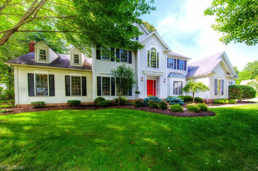 Fabulous 4 bedroom, 3.5 bath center-hall colonial on a quiet cul-de-sac in desirable Hudson. High ceilings throughout. You'll enjoy the large, open kitchen with a granite island overlooking the great room. There is a new full bathroom in the finished basement, along with an updated hallway bathroom.  A cozy fireplace highlights the great room, which overlooks the wooded lot. There is new carpeting on the stairs and in the upstairs hallway, and all carpeting will be professionally cleaned. Three-car attached garage. The home is situated in the highly rated Hudson School District, and allows you to enjoy all the amenities Hudson has to offer. Close to Akron/Cleveland highways.