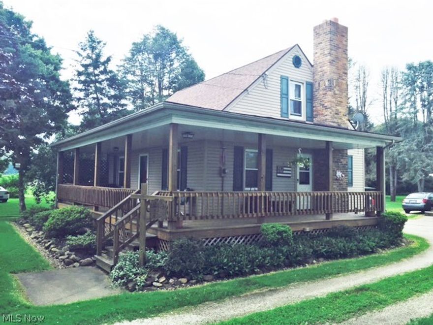 3 Bedroom, 1-1/2 bath Cape Cod, living room, family room, laundry room, partial finished basement, 4 car detached garage, wood burner, wrap around porch (L shaped), dog run, newer roof on house and garage, newer windows, newer garage door, newer furnace and air, and much more. Check it out soon.