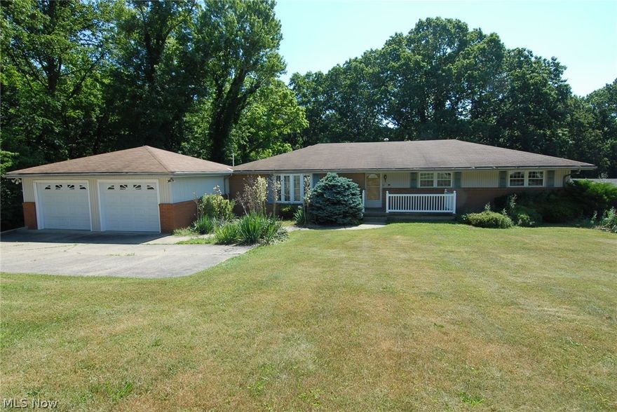 Spacious ranch home on East Military Road offering 3/4 bedrooms, 2 1/2 baths, forced air gas heat and a full house generator.  Sunroom.  Basement has water proofed system.