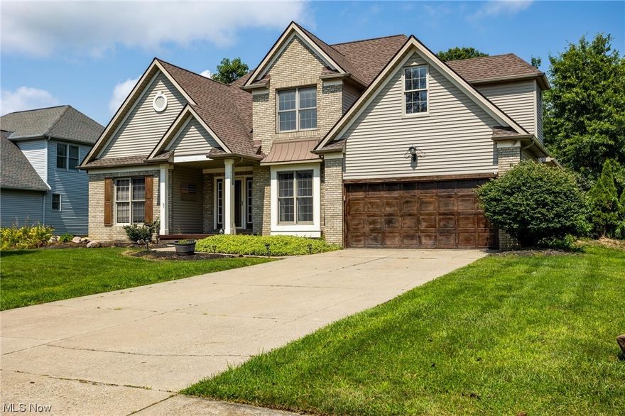 Don't miss this 4-5 bedroom Luxury home in Indian Ridge Estates. Custom built in 1997. This amazing home has great architectural features. They don't build them like this anymore. Brick and vinyl front, copper roof accent, covered front porch, and lots of peaks on the roof line, give this home tons of curb appeal. Large yard with mature trees and established landscaping provide lots of privacy. Tree lined streets with curbs and sidewalks. Million dollar clubhouse with indoor pool, event center, fitness room, deck with a pond, basketball and tennis courts. Cherry kitchen cabinets with granite countertops, luxury vinyl flooring, Whirlpool Gold stainless appliances, trey ceiling, recessed lighting, and barstool seating. 9' ceilings on the first floor, two-story foyer and living room with gas fireplace. Open banister stairway leads to a loft upstairs overlooking the living room below. The great room concept connects the living room, kitchen and morning room with white columns and cathedral ceiling in the morning room that leads you to the multi-level wood deck outside. Spacious Master bedroom on the first floor has expansive tray ceiling, and master bath with granite countertops, soaker tub with stone accent wall and electric fireplace. Cathedral ceiling in the master bath, tiled shower, and large walk-in closet. 3 bedrooms upstairs and large shared bathroom with double vanity.  Formal dining room. Finished basement with bar, possible 5th bedroom and full bath. This won't last!