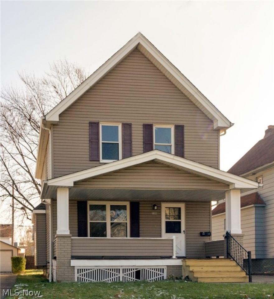 Completely remodeled inside and out!  Nice 3 bedroom colonial * Inviting front porch with new steps * All new paint throughout * Brand new carpet throughout * Updated kitchen with new laminate flooring * Formal dining and living rooms with brand new carpet and paint * All major updates 13 years ago include: Roof, Windows, Siding, Furnace, Ductwork, Electric (whole house) and plumbing * Newer hot water tank * Full basement * ONE YEAR HOME WARRANTY *