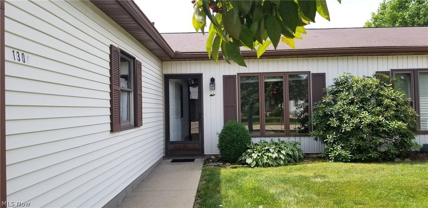 Wonderful 2 bedroom 1 bath condo in Seville. One floor living, all appliances stay, private patio and a 1 car attached garage.