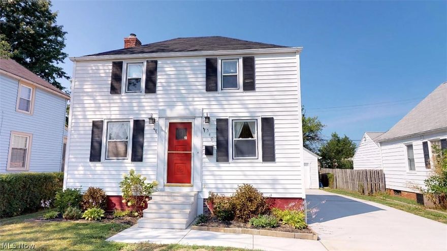 Great family home!  Charming and very clean colonial with a front living room, dining room, kitchen,  AND a gorgeous family room addition with a floor to ceiling stone fireplace that walks out to a concrete patio. Three newly carpeted bedrooms upstairs with a full bath. Don't prefer carpet? There are hardwood floors under carpet on first and second floors in the original build portion of the house. This home is move in ready, POS violation free and offers worry free living because owners have made so many improvements. BONUS: the sellers are paying for a one year home warranty!  Updated electrical (2004), Furnace (2004), Central Air (2005), Carpet (2015 main and 2018 up), Hot water tank (2016), very reasonable utilities, fiber optic internet and phone available, concrete patio, new concrete driveway (2018),  concrete garage floor (2018), driveway side of house drain tile replaced (2018), partial basement waterproofing (2018), and hot and cold water spigot on driveway side of house.  Sc