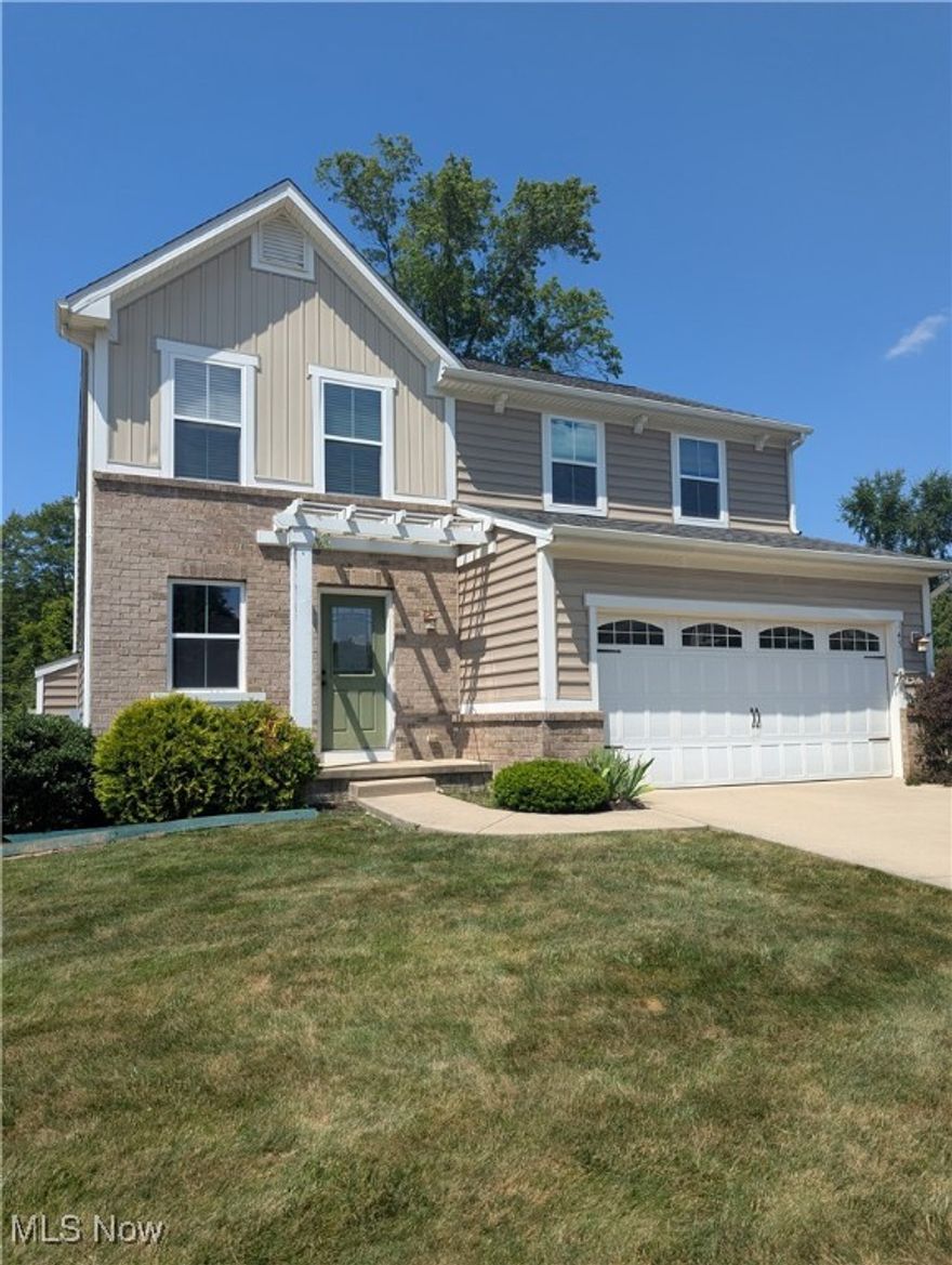 Nestled at the front of a cul-de-sac this beautiful corner lot home has everything you need. As you enter through the front door you are greeted in the foyer with a half bath and a spacious mudroom leading to an attached two car garage. Beyond the foyer is an open concept living area featuring a decorative fireplace and eat-in kitchen with pantry. This area is complete with sliding doors leading out onto a private back deck, making this space perfect for entertaining or relaxing with loved ones. The spacious basement is perfect for an at home office or as a family room. Upstairs you will find three large bedrooms, 2 full bathrooms, and a second floor laundry! The main bedroom offers a large walk-in closet with a private on-suite bathroom. To top it all off, lawn care and snow removal are provided! This home has so much to offer, don't miss your chance at this amazing opportunity! No pets. No smoking. Storage room in the basement is for owner storage only. All adult occupants must apply online for a credit, criminal and eviction history as well as income verification. $50 app fee per adult applicant.