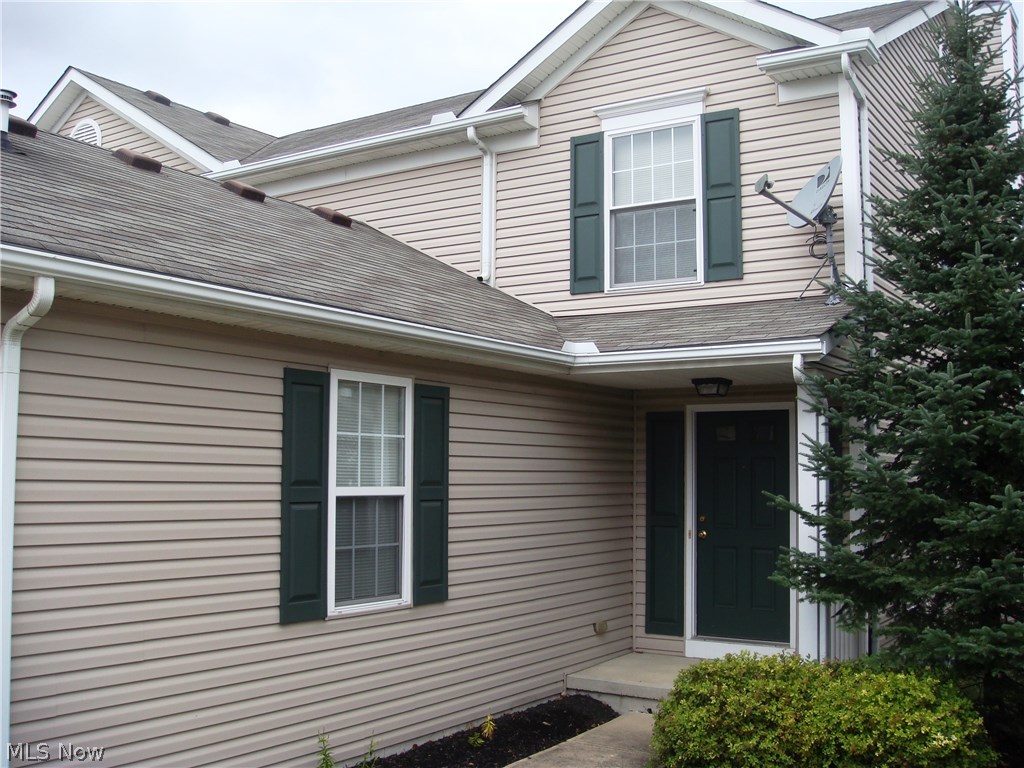 2-bed; 1.5-bath townhouse in Streetsboro! This gorgeous property boasts a spacious living room with stunning gas fireplace. Sliding glass doors bathe the living area in soothing natural light and provide easy access to a private wood deck. Nice-sized kitchen has ample cupboard and counter space with lots of room to cook and entertain. A large half bath; two coat closets; and convenient access to the one-car garage also located near the front entrance (yet discreetly away from the main living area). The second floor has a large master bedroom with dual closets. Just down the hall is the nice-sized second bedroom and a delightfully large and comfortable full bath. The full basement has storage space galore and much potential to make this area your own. Clean and well maintained! All appliances stay! Just move right into this "roomy" and very liveable beauty! Located approximately 5 mintues from local shopping; restaurants; and I-480/271 and the Turnpike.