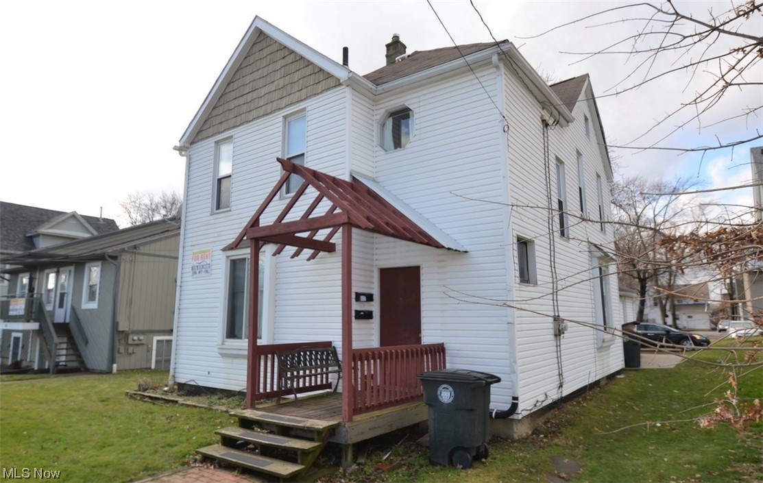 Location, Location, Location! This multi-unit comprises of (Two) 3 Bedroom apartments located on one of the hottest streets by The University of Akron; only 1 block away from campus! Each unit is currently leased through August of 2025 at a rate of $1,200 per unit; $28,800 annually! All mechanical systems have been redone, the carpet is less than a year old, the water heater was replaced in 2023, solid oak doors were installed, and Luxury Vinyl Plank was put down in the 1st floor apartment in the kitchen and bathroom in 2023. There is plenty of parking in the large lot behind the building. There is nothing to do on this turnkey money machine but collect the rent!