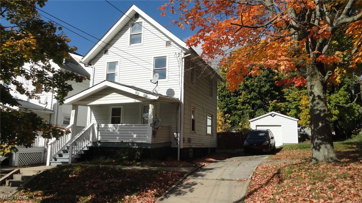 Here's a nice home with great potential for the next homeowner. Formal living room and formal dining room, three bedrooms, one bathroom, full basement plus a spacious finished third floor could be a 4th bedroom. Updates are needed but there is a newer furnace, roof, water heater, some newer windows, updated electric panel box, basement glass block windows and a nice deck porch overlooking the oversized lot. Priced to sell with room to improve!