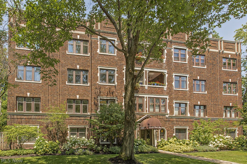 Coveted North Park Manor Condominium w/Over 2900sqft of Living Space. Updated & Move-In Ready, This Bright Corner Third Floor Unit Features Fantastic Wooded Views of North Park & Doan Brook. Wonderful Floor Plan w/ Spacious Rooms, Tall Ceilings, Crown Moldings & Hardwood Floors. Living Room w/Woodburning Fireplace. Formal Dining Room. Cozy Den/Office Opens to Covered Outdoor Porch. Updated Eat-In Kitchen w/Quartz Counters, Pantry, & Loads of Cabinetry. Informal Area Includes 3 Generous-Sized Bedrooms, Including The Master Bedroom w/Custom Walk-In Closet Plus 2 Full Baths, & Full-Size Laundry Room. Central Air. Sound System. 2 Car Garage Parking. Building Elevator. Fantastic Walkable Location to Cedar-Fairmount Shops & Restaurants. Close To University Circle, CWRU, & Clinic & Univ Hosp.