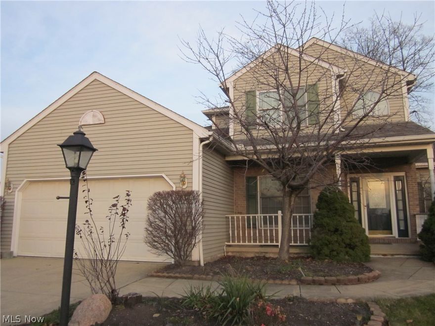 Former model home with sought after 1st floor master suite. Large room sizes, beautiful great room with WBFT (gas hookup), first floor laundry, and a wonderful home for entertaining. Vacation in your own backyard with a fantastic built-in pool & deck area. Bring your buyer's today!