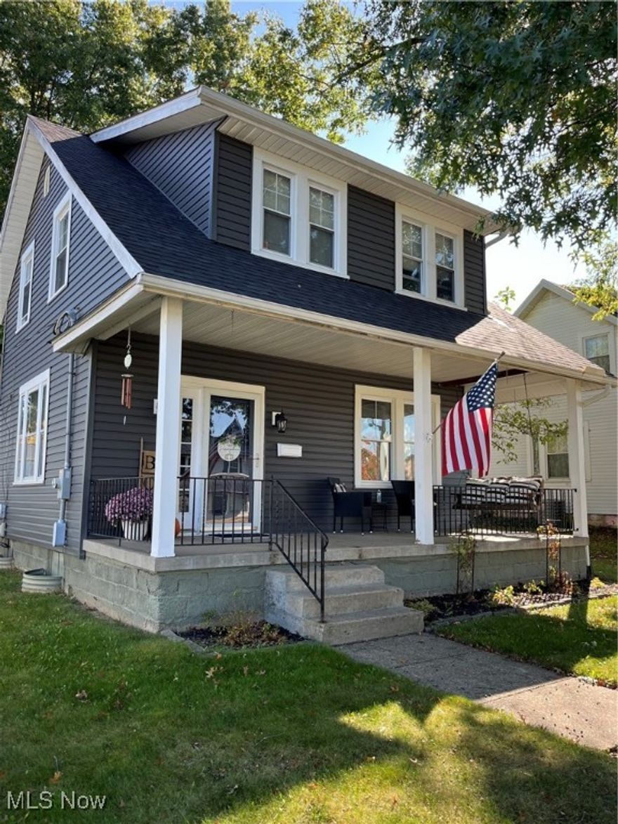 Take a look at this lovely home close to shopping, restaurants, hospital and everything Zanesville has to offer. This  3 bedroom, 1 bath home has been  meticulously maintained and cared for. Everything has been updated inside and out. Those items include: siding, roof, gutters, windows, electrical, plumbing, kitchen, and deck. All you need to do is move in and enjoy the beauty this home has to offer. You will fall in love with the gorgeous, original hardwood floors and trim. The outside is as lovely as the inside. Start relaxing right away on the very spacious deck and enjoy the 5 person hot tub which will stay. No worries with your pets or children in this newly fenced back yard. It has plenty of room and is nice and flat. There is also a one car detached garage to keep your car out of the elements of the weather.