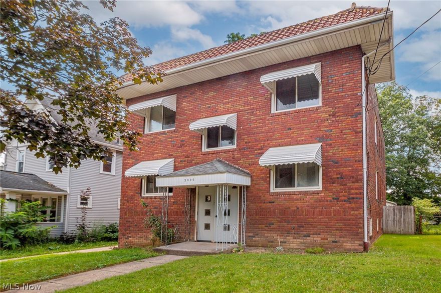 Great investment opportunity.  Well maintained all brick 5 unit in Kenmore for sale.  4 of the 5 units are identical.  Basement unit is a little smaller than the rest. detached garage, No doors. Tenant pays an additional 25.00 a month if they want to park in a garage space. Front and back access to the properties. Majority of the homes on the street show pride of ownership.  Only units 1 & 3 can be shown.  2, 4 and 5 are all month to month. Owner pays up to 40.00 a month for water in each unit. Tenant pay electric except for unit 5. Seller pays trash. Easy to show. Refrigerators and stoves convey with the property.  Shared coin laundry in the basement.