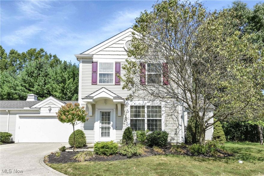 Welcome to this beautifully updated 3-bedroom, 2.1-bath townhome in the highly desirable Falls Pointe Community. Offering 1,701 sq. ft. of thoughtfully designed living space, this home combines comfort, convenience, and low-maintenance living. Step inside to a welcoming foyer leading to the open living and dining room with a large storage closet. The eat-in kitchen features crisp white cabinetry, ample counter space, and all appliances included, while a versatile bonus room with slider opens to a private patio surrounded by mature trees—perfect for entertaining or quiet relaxation. The first floor also boasts a convenient half bath and laundry room with utility tub. Upstairs, the Owner’s Suite offers two closets and a private ensuite bath, along with two additional bedrooms sharing a full bath. Recent updates include LVP flooring (2023), roof tear-off (2024), new carpet, AC compressor, and April Aire (2025). HVAC approx. 9 years old. Enjoy single-family style living with no yardwork or snow removal. The attached 2-car garage with service door to the backyard adds ease and functionality. Falls Pointe amenities include pool, clubhouse, fitness room, tennis courts, and playground. Ideally located near parks, shopping, dining, and top rated schools, this home truly has it all!