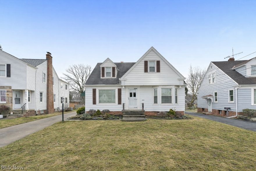 Welcome to this updated 4 bedroom, 3 bathroom Cape Cod Fairview Park! This features a large 2-car garage in the back with an additional attached storage area! The backyard has a new extended back patio on a quarter of an acre backing up to Coe Creek! As you walk in you will notice the hardwood flooring and fresh paint in the living room with lots of natural light coming in through the front and back windows. The large kitchen went through a full remodel with new granite countertops, stainless steel appliances that leads nicely into the dining room with large doors opening to the back porch. The 1st floor has 2 bedrooms and a full bathroom with the other bedroom, master bedroom and full bathroom upstairs. The basement has been finished with a half bathroom, large rec room with new recessed lighting, a bar, new mechanicals and more! Come check out 20857 Fairpark today in Fairview Park!