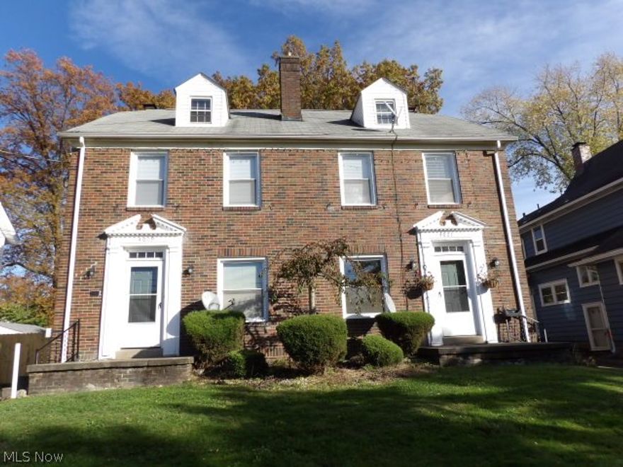 Beautiful 2 Bedroom, 1 Bath duplex located in Youngstown!! Youngstown City School District. Shared 2 car detached garage, hardwood flooring throughout, living room w/fireplace, kitchen w/appliances, formal dining room, and basement. This will not last long MOVE IN READY! Monthly rent is $525.00 plus gas and electric. Full deposit and first months rent required. No pets or smoking permitted. MUST SEE!