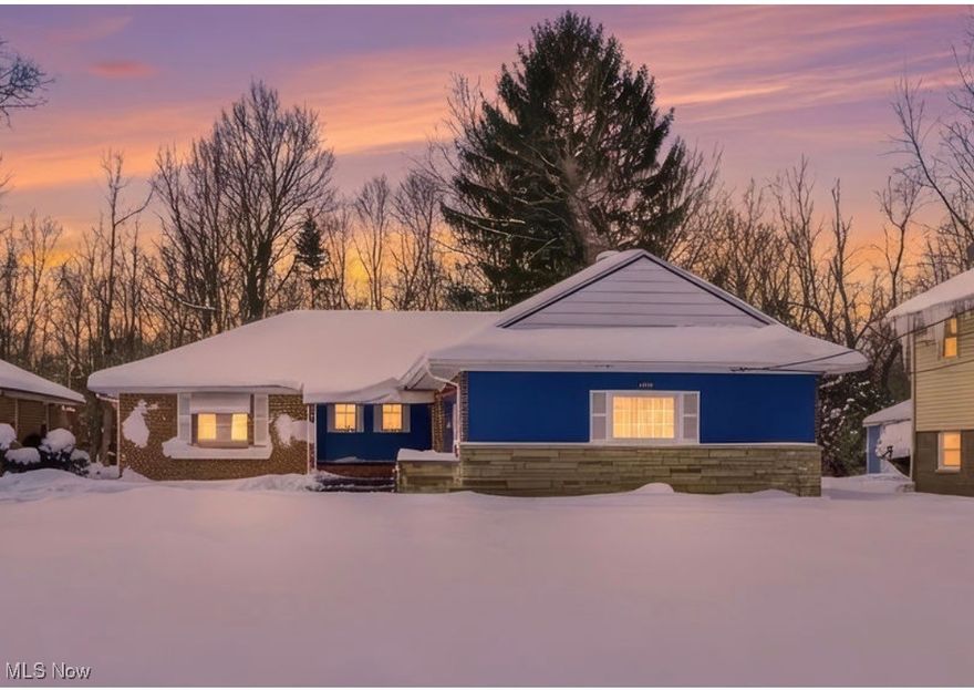 Step into a new beginning and be captivated by the timeless charm of this beautifully maintained ranch - the home you've been searching for. Unwind on the inviting covered porch overlooking a spacious backyard, an ideal setting for entertaining, memorable gatherings, or peaceful evenings outdoors. Inside, this move-in-ready residence showcases a generously sized kitchen adorned with quartz countertops, stainless steel appliances, and abundant cabinetry - designed for both style and functionality. The bright and welcoming living room is enriched by a stunning fireplace, creating a warm and sophisticated ambiance perfect for cozy Ohio winters. The home offers three generously sized bedrooms, a beautifully appointed full bath, and a convenient half bath for guests. First-floor laundry enhances everyday ease and comfort. The expansive partially finished basement presents endless possibilities, with multiple rooms ready to be transformed into a recreation area, home office, or additional living space tailored to your vision.
Notable updates include a new roof (2023), tastefully renovated kitchen and bathroom (2023), and a new furnace (2026). Don't miss the opportunity to make this home your own.