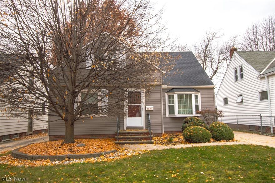 Immaculately well kept and updated bungalow located on a quiet dead end street! This home has an updated kitchen with newer cabinets, sink and appliances, updated bathrooms and a finished basement with a custom bar and additional full bathroom   Huge rooms, tons and tons of storage! Many valuable updates completed within the last three years such as all new siding, new roof and gutters, all new windows and a beautiful bay window added. All wood floors on the first floor were refinished this year!  Property also offers a nice deck with a fully fenced backyard! Located just one minute from I-271! Home warranty is also added for your additional peace of mind.  Schedule your private showing of this property before this beautifully maintained home is gone!