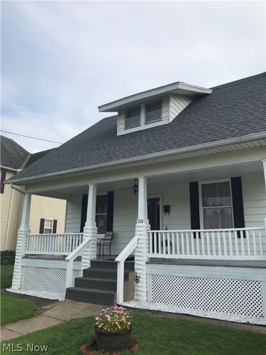 A must see!  Such a classic home with  an open concept living and dining room.  There is also a bedroom off the main living that is a great size.  It is being used as a large office right now.  The upstairs provides 2 large bedrooms with nice sized closets.  The bathroom is also upstairs that has beautiful natural light coming through the two windows.  The house has a full basement with laundry area and the washer and dryer go with the house along with the appliances in the kitchen.  The roof is only 3 years old, the furnace was just put in last year.  New 200 amp wiring along with 100 amp as well.  Nice size backyard with a large concrete covered patio and a really nice covered front porch.  This house definitely should be on your list!! The seller is offering a 1 year home warranty with a full price offer.