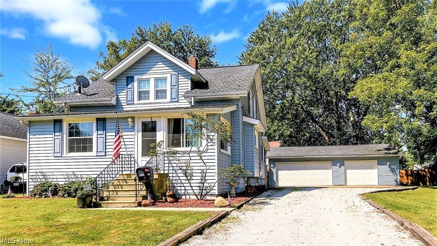 *Stunning Cape Cod W/1400 Sq. Ft Features 4 Bdrms, 2 FULL Bathrooms, FENCED IN BACK YARD, Covered Deck A-N-D 3.5 CAR GARAGE W/3 Parcels On .36 Acres!! *Garage W/Attic Storage Just Built In The Late 90's W/Electric, Lighting, Double Ceiling Fans Makes An AMAZING Man Cave To Watch Sports Games Or Use Your Mechanic Skills! *Updates Include: ROOF '06, New FURNACE 2017, Annual Ac Servicing, Rustic Plank Flooring 1st Floor, VINYL Gridded Windows, Sewer & Water Line 2018, New H20 Tank 2020 And More! *Basement Extra FINISHED Bonus Rm W/Carpet *East Side Yard Goes All The Way To The Tree Line! *Sit Outside On A COVERED Back Deck W/11 Ft Ceiling ~ Perfect For Family Gatherings OR Inside & Rest On The Cozy Enclosed Front Porch *LARGE Living Rm W/Archway Ceiling & Rustic Flooring Can Accommodate Multiple Couches *Elegant Formal Dining W/Double Pillar Entrance Features Chair Rail Molding & Ceiling Fan *The Eat In Kitchen Has White Brick Backsplash Accents & Is Fully Applianced With Refrigerator, Di