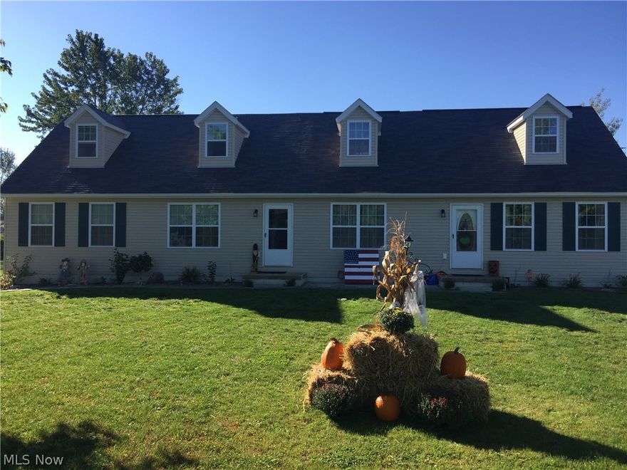 Cape Cod Duplex on almost 2.5 acres, built in 2014. The first side has 2 Large Bedrooms, 2 Full Baths, Sunroom with sliding glass door, Full Sized Kitchen, Living Room, and Laundry Room.  The second side has 3 Bedrooms, 2 Full Baths, Full Sized Kitchen with Sliding Glass Door, Living Room and Laundry Room on a quiet and serene lot.  Home boasts full unfinished basement, 200 amp electric service to both sides, separate high efficiency furnaces, 50 gallon Hot Water tanks on both sides, sump pumps with battery backup.    All appliances will stay in both units including Washer's and Dryer's.  Perfect property for the owner/occupant with rental or owner occupant and in-law suite.  This property is turn key and move in ready! Septic was emptied on 09.23.16.