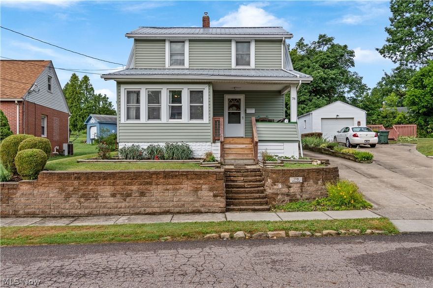 Gorgeous woodwork is found throughout this 3 bedroom, 2 full bath colonial in Barberton. The covered front porch greets you as you enter the living room of this beautiful home. The oversized kitchen features plenty of counter and cabinet space for all your cooking needs. Sure to be your favorite spot in the house, is a separate eat-in area of the kitchen, surrounded by windows, which can be utilized as a dining room or sitting room. There is a first floor full bathroom and bedroom which is currently being utilized as an office/playroom. Upstairs there are two other generous sized bedrooms and another full bath. In the basement is a finished area perfect for additional living space. Outside, you will find a fully fenced backyard and an oversized 2 car garage with electric. Don’t wait, check out this great home today!
