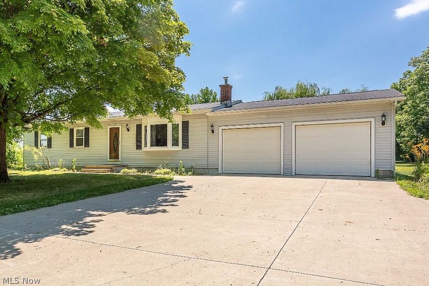 Very nice country ranch home on two acres in Huntington Township. This home features a large kitchen with all appliances staying including washer and dryer, large pantry and a ceramic tile floor. Hardwood floors in living room and bedrooms. The windows have been updated and the garage is insulated with a steel ceiling. There is a full basement with a wood burning stove and lots of room to finish extra living space. This home has been well cared for and ready to move in. Located in the Black River school district and can give immediate possession!