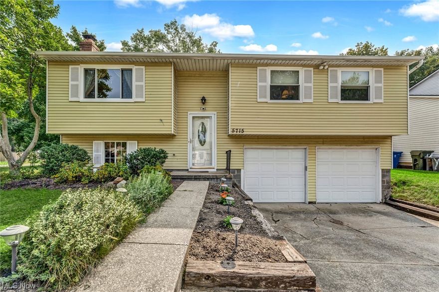 Solid and clean Bi-Level home in Mentor on the lake is available to be your next home! Beautiful private lot with large deck overlooking back yard. The home features three bedrooms and one and a half baths. Lower level has half bath, rec room with fireplace for those cold days and nights! Full bath has been updated as well as kitchen flooring,  roof and windows. Come and check it out soon!