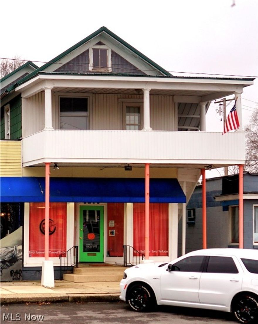 Attention investors! Great downtown location with one 1-bedroom and one 2-bedroom apartment (100% occupied) and one large commercial space (100% occupied). Apartments are metered separately. Central air in commercial location. Put your own touch on each space! All rents under market with lots of room for growth. Easy off-street parking, convenient location! Please inquire about additional parcels available for sale (not included in this listing): 34-60-00-0153-03, 34-60-00-0153-06, 34-60-00-0153-05. Business is NOT for sale!