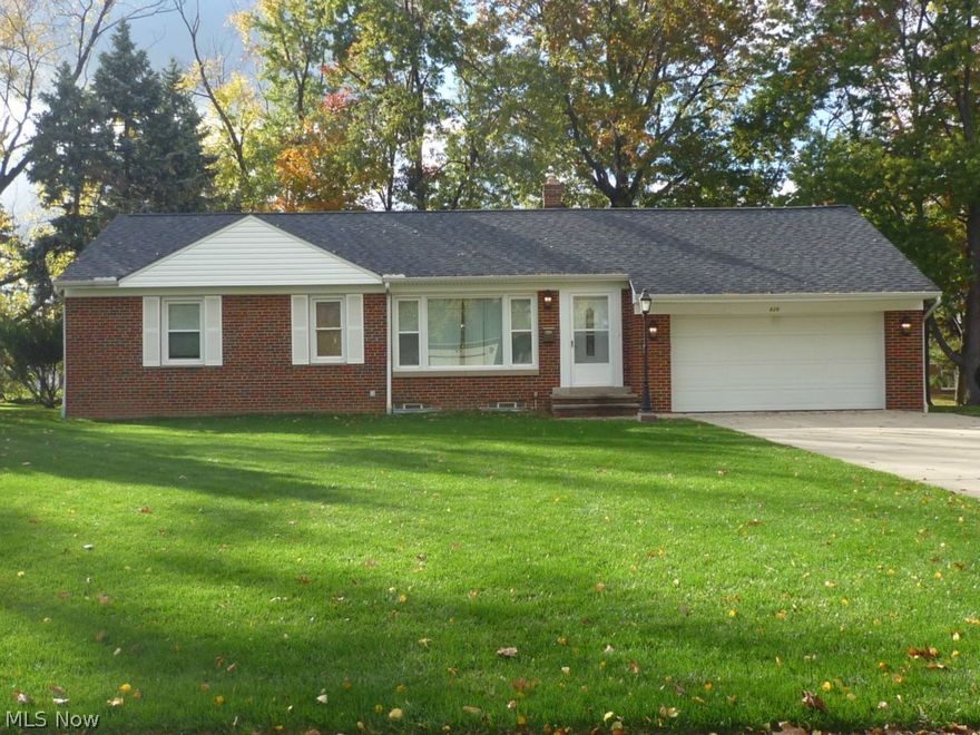 One floor Living- Sharp brick Ranch with extensive updates throughout. Wow!
 Updated Kitchen with Craftmaid cabinets, granite counters, Limestone floor and GE profile stainless steel   appliances.  Completely updated Bathrooms, Tile floor, tile tub/shower combo, frosted glass doors, vanity & fixtures.  
Updated windows, furnace(high efficiency), water tank, electric panel, roof (30 year shingle), gutters, downspouts, siding, blown in insulation, garage door, garage door opener, man door and front door.  Family room with fireplace and integrated sound system.  Neutral decor.  Park like yard with storage shed.  Home warranty provided.
Must see to appreciate!