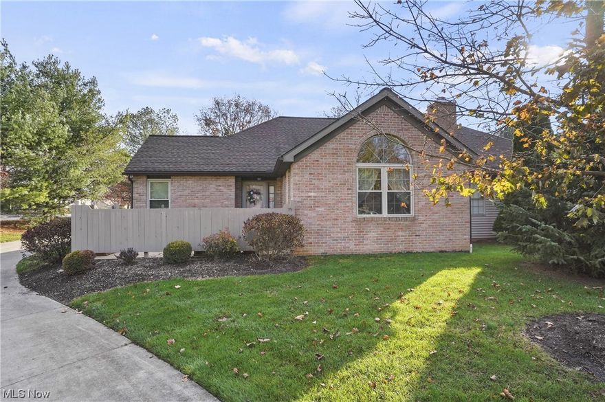 Truly a great opportunity awaits if you are looking for a convenient floorplan that adapts to one floor living. This open floorplan offers an open and airy feel when inside. Recently updated vinyl laminate flooring was installed in the  great room, kitchen, dining area and laundry room. The Quartz countertops in the kitchen is a great addition to the modern amenities and is open to the great room that boasts a gas fireplace and vaulted ceiling. There are two full bedrooms and bathrooms on the first floor. The range/oven, dishwasher (less than 2 years), microwave and refrigerator will remain in the home. The washer and dryer will also remain in the 1st floor laundry room. The furnace, air conditioner & hot water heater are approximately less than 7 years old. There is an updated shower with handicap access in guest bathroom.  There is a second level loft and closet that could be an office or your third bedroom. Nice sized two car attached garage with garage door opener that was replaced less than 2 years ago. Enjoy the community in-ground pool!  Close to town but nestled in a lovely area of homes.