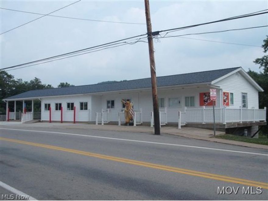 Commercial building with endless possibilities on Main Street Harrisville.  Fire: VOL  Police: CTY  WaterAvail: Y  GasAvail: Y