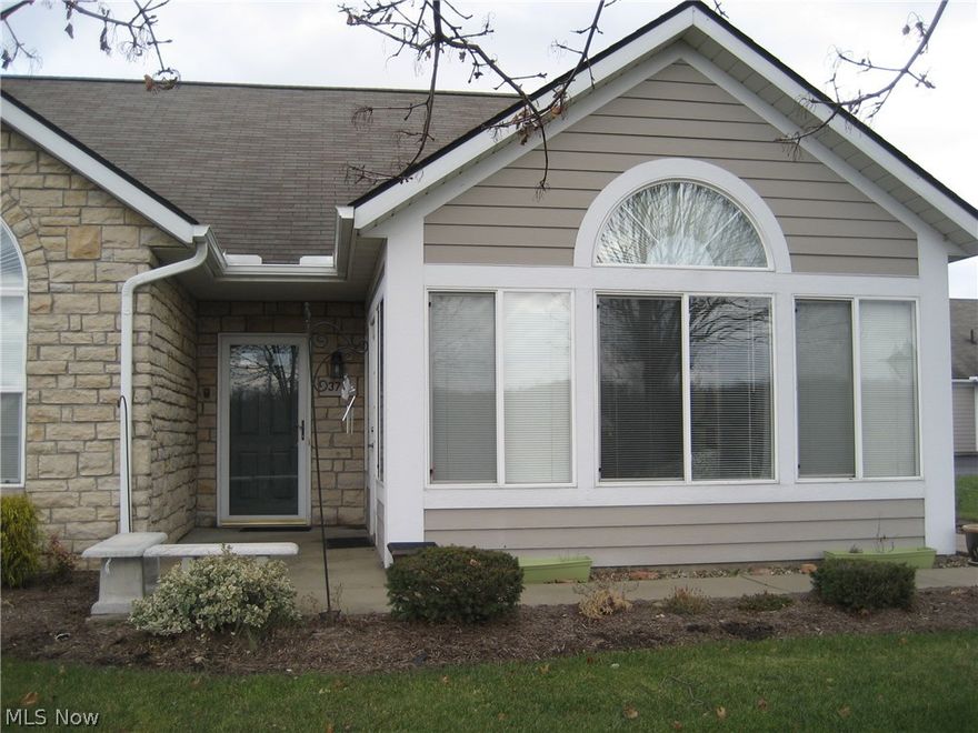 This well appointed condo is ready for you to just arrange your furniture.  The upgrades in the last three years include all flooring, all rooms painted in 2016, cultured marble in master bath and both baths updated. This unit faces west with fabulous views of the sunsets from the year round sun room. Fully applianced kitchen with added cabinets and counter. The oversized garage offers plenty of storage and was recently painted. The association fees include the use of a beautiful clubhouse, pool, putting green and bocci ball court. Washer and dryer qare negotiable.  Sellers are providing a 12 month home warranty to buyer at​​‌​​​​‌​‌​​​‌‌​​​‌‌‌​​‌​​‌‌​​​​ closing.