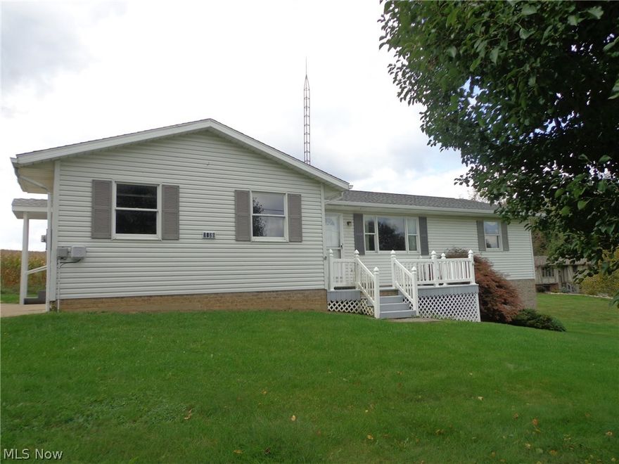 2 bedrooms, 2 bath walk-out Ranch. First floor laundry room. 3-season room, 11-course basement, storage shed, 2-car attached garage, lare composite front porch.