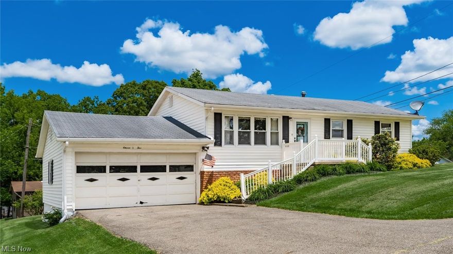 What a great opportunity for you to own a RANCH Home with 1st floor living in the desirable Edgeworth Addition. This neighborhood is close to the city park, hospital and all the amenities you would hope to find; and you can even enjoy the 4th of July fireworks from the front porch! Enter into the nice sized living room which leads you to the cozy dining area, which is adjacent to the kitchen and complete with all appliances.  Enjoy your mornings with a cup of coffee in the huge family room/sunroom which offers a wall of windows and provides an abundance of light. Let your imagination run wild for this spacious area... the possibilities are endless! There was a 3rd bedroom which was converted to a convenient first floor laundry (including Washer & Dryer) and a half bath, but it could be changed back to a 3rd bedroom again if desired. There is also a walk-in shower in the main bathroom. The full basement offers a nice workshop already set up for all your projects and storage space is ple