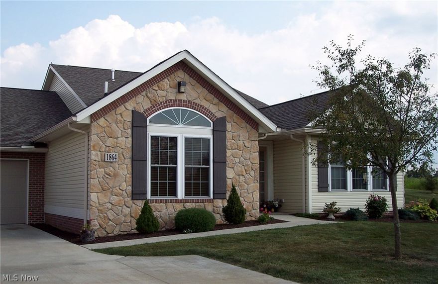 Looking to "Right Size"? Check out this 2BR, 2BA tastefully decorated, move in condition condo in Heritage Blackberry and enjoy carefree living with lawn care and snow removal done for you. You will love the spacious open floor plan with cathedral ceilings, large windows, plenty of natural light, and gas fireplace to add warmth and ambiance to the great room. Formal dining area or eat in kitchen? No need to decide this condo has both! The open well equipped kitchen has gorgeous hickory cabinetry, neutral counter tops, tile back splash, and plenty of storage with the extra cabinets that were added in 2016. The master suite features full bath, walk-in closet and laundry area. Residents have access to the Blackberry Club House which features an exercise room and a gathering room with fireplace, T.V. and pool table. The kitchen has a large island, perfect for the resident's social events or private parties. The large outdoor patio is a perfect place to watch one of the county's best 4th of