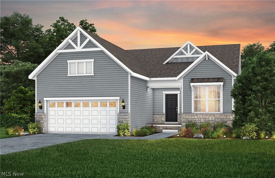 Beautiful Castle Rock ranch available in June in Montville Reserve.  The large kitchen is equipped with granite countertops and built-in stainless-steel appliances.  The kitchen is open to the café which leads out to a sunroom that is light and airy.  The beverage center makes the kitchen with a plethora of cabinets and a wine fridge—perfect for entertaining!   The gathering room has a corner gas fireplace for cool nights.  The owner’s suite is spacious and has upgraded countertops and a tile shower with frameless doors.    Landscaping and irrigation are included!  Don’t miss out on the easy-living lifestyle of Montville Reserve!