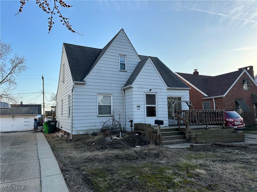 Attention Investors, Landlords, Handymen!! This property is just out of probate and the family is ready to sell. Home is being sold "as is", seller to make no repairs. This cape cod home is in need of repairs and updates but has a lot of potential with 3 bedrooms, 2 full baths and hardwood floors. The detached garage is also larger and perfect for a shop garage. Come check out this opportunity for yourself!