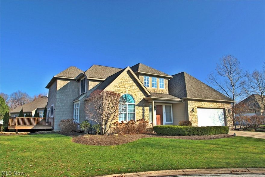 Impeccable 3 bedroom colonial located in the upscale, gated community of Haskell Homes. Spacious open layout with a 1st floor office, formal dining room, 2-story great room, utility room, and powder room. Delightful eat-in kitchen with granite counters, stainless steel appliances, and doors to the relaxing deck. Fabulous 1st floor master suite with a large master bath, and walk-in closet. 2nd floor with a full bath, 2 bedrooms, walk-in closet, and extra storage closets. Attractive landscaping! Bratenahl is just minutes from shopping, restaurants, downtown night-life, CWRU, University Hospitals, Cleveland Clinic, CSU, cultural gardens, Little Italy, & so much more! Shoreby Club included- formal and informal dining, summer swimming, health club, conference rooms, guest suites and access to Newport Harbor! Move-in Ready!