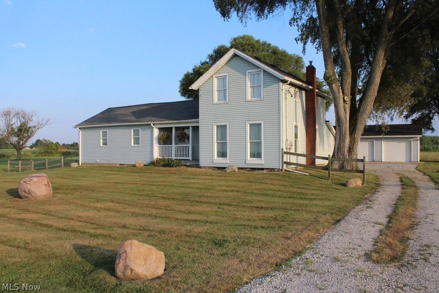Welcome to this century home that has been completely updated & loved from the basement to the 2nd floor. The owner has cared for & redone everything in the house. It is a timber framed farm house with hand hewn beams, maple floors (from the old Homerville school gym), built in book cases, updated windows (first floor are Anderson), & has had a 705 sq. ft. addition in 2007. This addition is currentlyu being used as an in-law suite but would make a wonderful master suite. I features a completely updated kitchen with hickory cabinets, 2 full baths (one with skylight), 1st floor laundry, & a small office area. All appliances in the house including the basement freezer are included in the sale. The upstairs bedroom & sitting area were just redone in July 2016. The waterproofed basement has a pellet stove to supplement the GEOTHERMAL heat (2 zone controlling), radon mitigation, & dual sump pumps. There is a seperate outside entrance for the basement. The septic system was replaced in 2007,