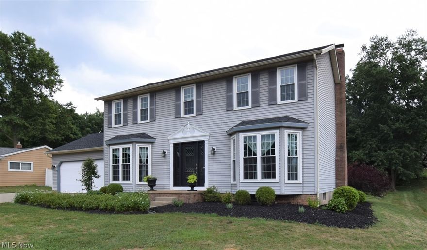 Welcome to 4701 Sherylton Hills Drive in Uniontown! This stunning 4-bedroom, 3-bathroom Colonial home has numerous lovely features throughout. The eat-in kitchen has tile flooring, gray cabinets, and new lighting fixtures. Three windows over the sink overlook the backyard. Off the eating area are sliding glass doors, providing convenient access to the backyard. The spacious living room and formal dining room have gorgeous hardwood flooring. A brick fireplace is located in the living room, along with large windows allowing natural light to brighten up the space. The large owner’s suite has a bathroom with convenient double sinks. Three additional bedrooms and a full bathroom are located on the second level. The basement has tons of space and is waiting to be finished to add even more living space to this home! Huge backyard offers a great area to entertain, play, or relax. The shed provides great storage. Two-car attached garage. Extra wide driveaway allows for three cars to fit comfort