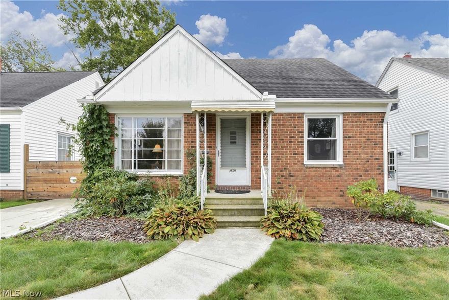 Welcome home to the South Hills area of Old Brooklyn! This 2 bedroom cape cod has been in the same family for it's entirety and is ready for a new owner to love it as the current family has. A large living room guides you to a brand new kitchen, complete with white shaker style cabinets, marble countertops, stainless steel appliances and luxury vinyl plank flooring. A bedroom and full, updated bathroom complete the first floor along with plenty of storage. Upstairs find a spacious bedroom complete with beautiful hardwood floors and closet. The basement is partially finished along with a bar, laundry space and a full bathroom. A fully fenced backyard offers a large brick paver patio. Additional updates include: Roof (2013), Furnace (2020), Electrical panel (2013), driveway and gate (4-5 years), some exterior paint (2020), most windows have been replaced. Make your appointment today!