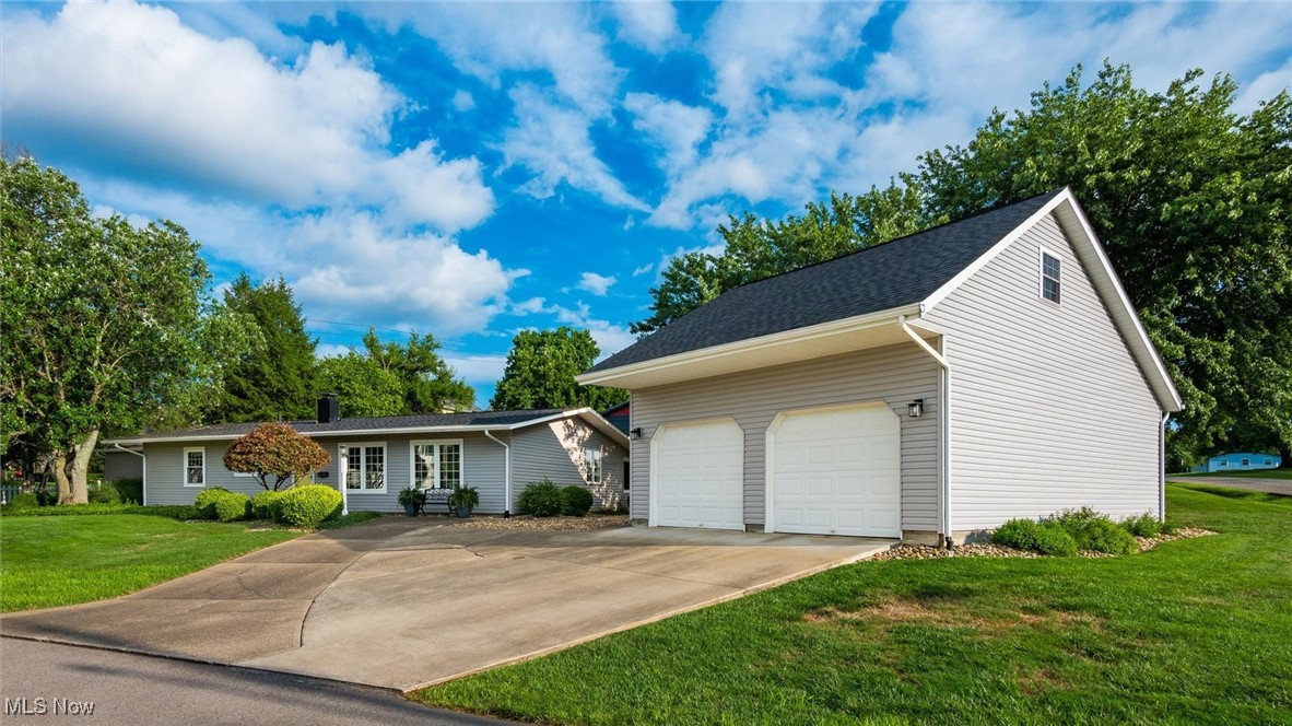 Look no further, here is home!! 1630 Marion Ave is the perfect ranch home waiting for its new owner! Featuring 3 bedrooms, 1 full bathroom with a nice walk-in shower, and 1 half bath! The eat in kitchen boasts beautiful wood cabinets, updated counter tops and stylish tile flooring. The home features TWO beautiful living rooms with tons of natural light, one living room even has a beautiful gas log fireplace, along with a really nice size sunroom overlooking the back yard, perfect for those morning coffee dates. Have I mentioned the parking features? There is a two-car attached garage along with the two detached shop with a second story, waiting for you to put your finishing touches on it!! Enjoy your company on the patio and manicured landscaping this summer! The property features all new siding, gutters, down spouts, screens, and roofs in 2022. This home has been meticulously maintained by the same owners for over 30 years. Don't miss out!! Call me today.