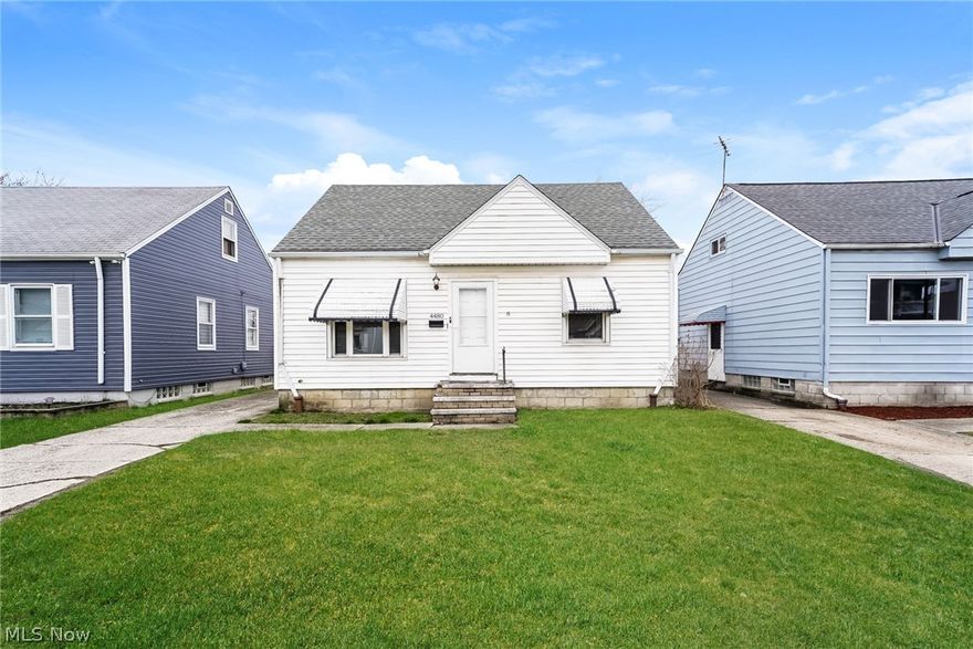 Welcome home to a stunning cape cod on a lovely block. Featuring 3 bedrooms and 1 bath with an updated kitchen, updated bath, freshly painted walls, and new flooring throughout. The partially finished basement provides additional space for your family and is equipped with plenty of storage. Upstairs offers a large master suite with a bonus area.  The house has glass block windows as well as a sizable backyard with a single car detached garage. This is perfect for a family home. Schedule your Private Showing NOW!This one won't last.