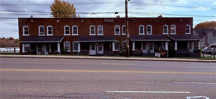 This well-maintained 7-unit brick townhome complex is a fully stabilized, cash-flowing investment with
strong in-place performance and upside potential. Each attached unit features 3 bedrooms, 1 full bath, a
private full basement with individual furnace, hot water tank, and electrical panel, and both front and rear
porches for added tenant appeal. Four units have been fully renovated in the last 18 months, and water is
sub-metered, so tenants pay their own usage. Market rents are $1,000+ per unit, plus water/sewer, gas, and
electric. This property was purchased in disrepair and has been thoughtfully restored and stabilized in both condition
and tenancy. It will cash flow from day one, with professional property management in place and is currently
100% occupied, actively being marketed at market rate. The property is well-suited for both open-market and
subsidized tenants, and has a history of long-term residents, reflecting its strong location and rental appeal.
Management is willing to continue service through transition or can be replaced at buyer’s discretion.
Located on a main artery in the popular Akron suburb of Barberton, this property benefits from strong tenant
demand and excellent accessibility. A smart addition to any portfolio or a great start for new investors seeking
solid cash flow and long-term value.