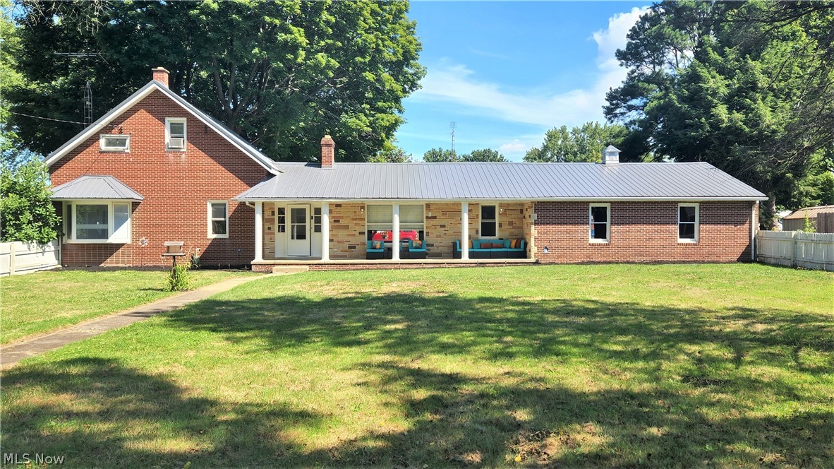 All brick home with newer Metal roof