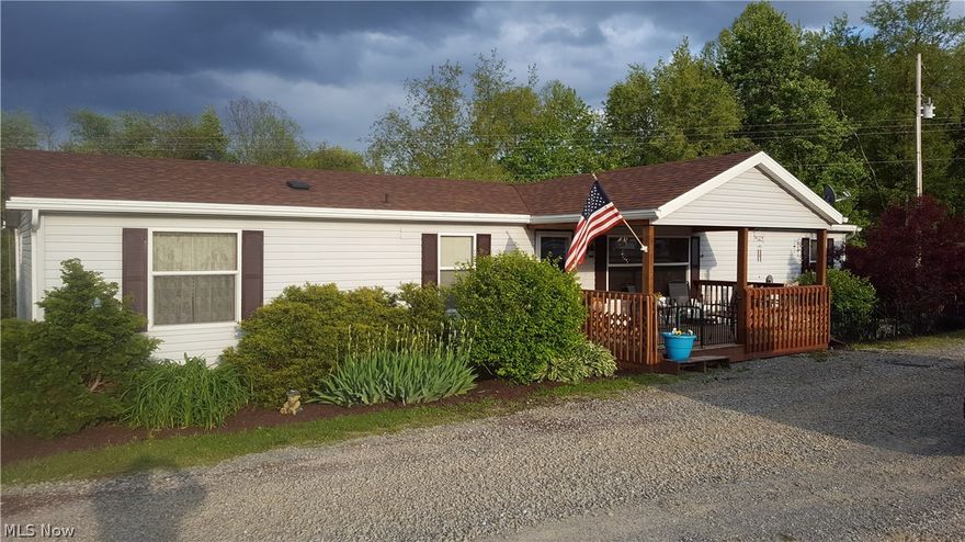 Immaculate 4 bedroom 2 bath home on 1.7 acres with a detached heated garage will fulfill all your dreams. This 2005 doublewide is on a poured wall basement that is partially finished and is taxed as real estate, located in the Indian Valley School District. All this with upper and lower decks giving you lots of room to entertain all summer long. Many updates including roof in 2014, new furnace, hot water tank pressure tank in 2013 and water softener. Dont miss this great opportunity to have the country feel and just minutes from down town. Property does not include the washer/dryer, dog fence and gates on the deck and porch, the air hose reel, camper outlet and cord and the welder hookup and cord in the garage.