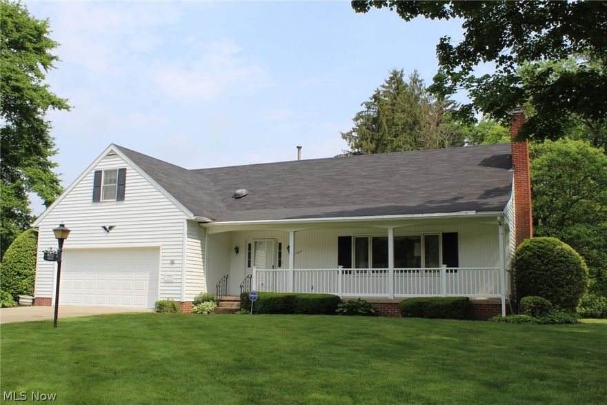 Attractive family home on quiet street off Fernwood Blvd. Tile entry foyer leading to spacious living room with gas log fireplace. Formal dining room with French doors to 3 season Florida room. Kitchen with double oven/range, refrigerator and dishwasher. Breakfast area. First floor family room. First floor laundry. Master bedroom suite with private bath and large walk in closet. Two nice size guest bedrooms and guest bath. Full basement. Gas heat and central air. Double attached garage and concrete drive.