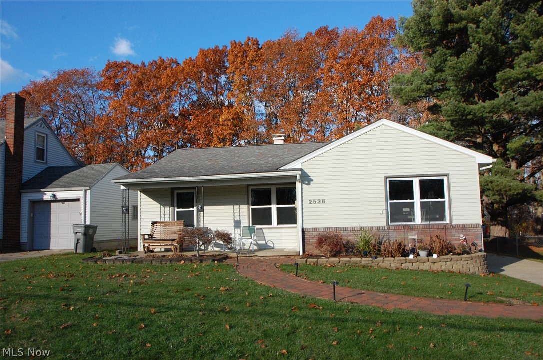 Super neat and clean vinyl sided 3 bedroom ranch. Features living room w/ hardwood floor, dining area w/ Equipped kitchen, w/ vinyl LTV flooring. All 3 bedrooms have gorgeous hardwood floors and the full bath has been remodeled all ceramic flooring and shower. There is a large full basement w/laundry area and ready to be finished for a possible rec. room. There is a covered front porch and manicured landscaping along with a really deep lot w/ fire pit. Recent update include roof shingles, windows, HWT, elec service, lighting and ceiling fans and a brand new AC unit. This home is move in ready in a really nice Cornersburgh neighborhood.