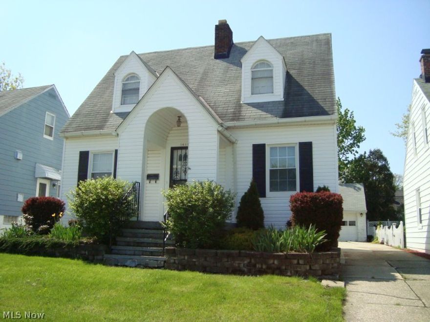 Bank Owned- Please be sure to review Broker's remarks. Cape Cod. Cozy 2 bedroom. Nice landscaping. 2 car detached garage. Vinyl sided. Bring your offer! Buyer to assume city of Maple Heights point of sale violations. Inspection not scheduled until 7/11/14.