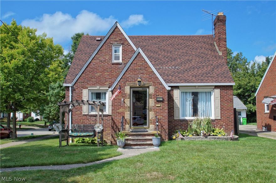 Extremely charming all brick bungalow with brick two car garage (New Roof on Garage) and large yard...steps from the lake and near central business district.  Outstanding space with traditional floor plan and elegant architectural details throughout.  Very well maintained by long time owner. Finished basement includes 4th bedroom.  Home warranty included!!